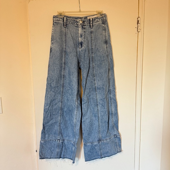 Rag and bone featherweight arianna high rise wide leg jeans- Size 25 - Picture 4 of 11